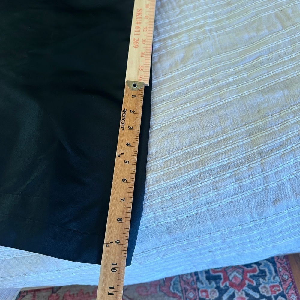 Rare 1950s Chinese kimono sleeve Black Long reversible Evening - Picture 12 of 12